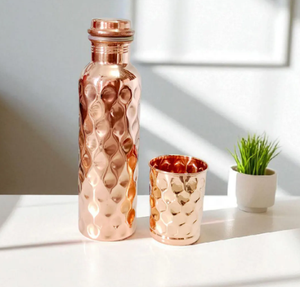 FABRICANTE INDIO NUEVA BOTELLA DE AGUA DE COBRE PURO .. VENTA AL POR MAYOR - Product Image 3