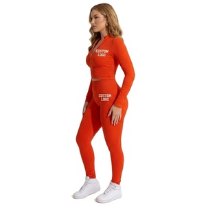 Ensemble de vêtements de sport pour femmes, extensible, grande taille, vente en gros, collection 2026 – Nouveauté tendance pour le fitness et le yoga - Product Image 2