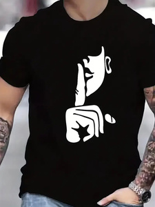 100% coton blanc solide T-Shirt pour hommes grande taille décontracté col rond manches courtes Collection d'été 260 grammes tissu vêtements en vrac - Product Image 2