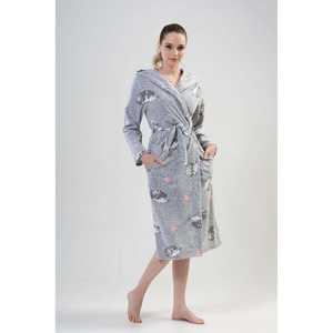 Robe longue à capuche en polaire pour femme avec poches, manteau confortable pour femme - Product Image 5