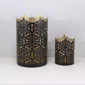 โคมไฟเหล็กคุณภาพสูง 100% พร้อมดีไซน์ตัดด้วยเลเซอร์และรูปทรงกระท่อม มีจำหน่ายที่ HHO - Product Image 2