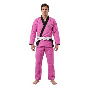 ชุดยูนิเซ็กซ์ BJJ Gi ชุดกิโมโน BJJ ผ้าฝ้าย 380GSM ระบายอากาศได้ดี ทนทาน ชุดฝึกศิลปะการต่อสู้ ชุดบราซิลเลียนยิวยิตสู ชุดยูนิฟอร์ม ทนทาน - Product Image 1