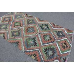 พรมขนแกะสไตล์ตุรกีวินเทจพรมปอกระเจาสี่เหลี่ยมมุมฉากผืนใหญ่ขนาด49 x 125ft ยางสำหรับวัยรุ่น - Product Image 2