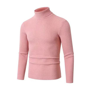Pulls et sweats à capuche personnalisés pour hommes, tricot sur mesure, col roulé, doublure, coupe ajustée, pulls en maille - Product Image 6