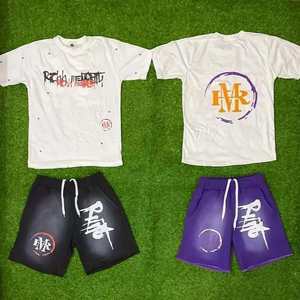 Camiseta de Hombre Estilo Vintage, Talla Europea, 100% Algodón, Manga Corta, Cuello Redondo, Color Sólido, Simple, Holgada, Informal, Gran Venta - Product Image 5