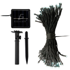 Guirlande lumineuse solaire LED RGB de 5 mètres, corps de lampe en PVC IP65 pour la décoration extérieure des paysages - Product Image 2