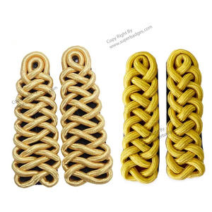 Épaulettes et cordons en mylar doré de haute qualité avec finition enduite - Product Image 2