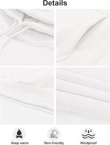Sudadera con capucha de gran tamaño de moda para estilo juvenil Sudadera con capucha con cordón ajustable - Product Image 6