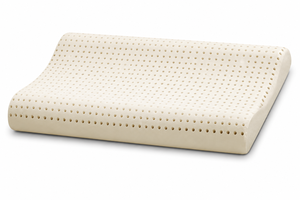 Cuscino in lattice EVERGREENWEB con Aloe Vera, ortopedico, ergonomico, supporto per il collo, Made in Italy, a forma di onda, traspirante, minimalista - Product Image 3