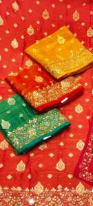 Trajes de moda india bordados a mano sin costuras de diseñador moderno para mujer estilo tradicional elegante para fiestas - Product Image 3