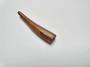 Pipa de tabaco de madera para fumar duradera hecha a mano personalizada dotada pipa de madera Natural India - Product Image 4
