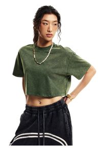 Camiseta de gran tamaño con hombros caídos y estampado personalizado para mujer, camiseta recortada de algodón Vintage Boxy para hombre, envío DDP - Product Image 5