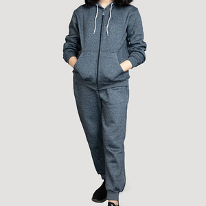 Chándal de mujer personalizado al por mayor ajustado mezcla de algodón OEM Jogger ropa deportiva para ejercicio y ejercicio diario - Product Image 1