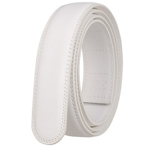 Fabricant de services de conception personnalisés Ceinture en cuir véritable à boucle automatique pour hommes en alliage sans dents - Product Image 2