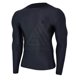 Venta caliente Premium Quality MMA Rash Guard Equipo transpirable de secado rápido con baja cantidad de pedido mínimo - Product Image 3