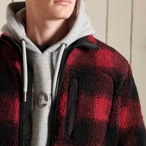 Premium Selling Full Sleeve <b>Men</b> <b>Sherpa</b> Jacket New Wool Inner Reversible Best <b>Men</b> <b>Sherpa</b> <b>Hoodie</b> - Product Image 5