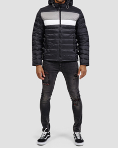 เสื้อแจ็คเก็ตพัฟเฟอร์บุขนเป็ดกันลมกันน้ำคุณภาพสูงสำหรับผู้ชาย ไซส์ใหญ่  รับสกรีนโลโก้  เหมาะสำหรับฤดูหนาว - Product Image 1