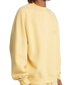 Sweat-shirt à col rond mélangé en molleton de coton 100% Logo personnalisable teint uni pour la saison d'hiver - Product Image 3