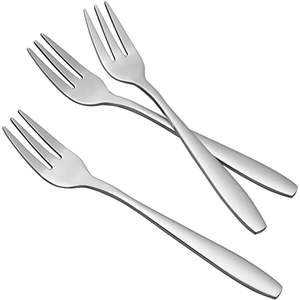 Fourchette cuillère en métal naturel pour fruits et desserts Fourchette à fruits Fourchette en bambou jetable pour la fête Vente en gros - Product Image 4