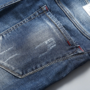 Custom Made Street Wear Low MOQ Denim Shorts Venta Temporada de verano Alta calidad en stock Casual Denim Short - Product Image 5