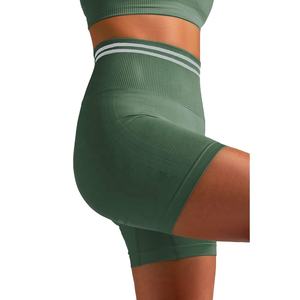 ชุดออกกำลังกายเรียบง่าย ชุดยิมสำหรับผู้หญิง ชุดโยคะฤดูร้อน ชุดกีฬา ชุดโยคะ โพลีเอสเตอร์ผสมสแปนเด็กซ์ กางเกงขาสั้นสำหรับผู้หญิง BY HI - Product Image 3