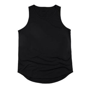 Débardeurs de sport pour hommes de haute qualité sur mesure en gros, respirants, en polyester uni, vêtements de sport pour la salle de sport, la course à pied et l'entraînement - Product Image 1