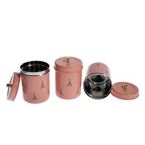 Luxury Stainless Steel Canister Jar for <b>Food</b> Species <b>Dry</b> Fruits <b>Storage</b> <b>Container</b> Jar Home Hotel Restaurant Kitchen Decoration - Product Image 3