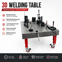 Nouvelle table de soudage 3D D16 D28, fixation modulaire pour soudage, établi en acier nitrué avec pieds réglables, OEM, aucune électricité requise