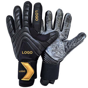 Gants de gardien de but de Football de paume plate adulte de haute qualité nouveau Design pour l'entraînement sportif fermeture à lacets - Product Image 2