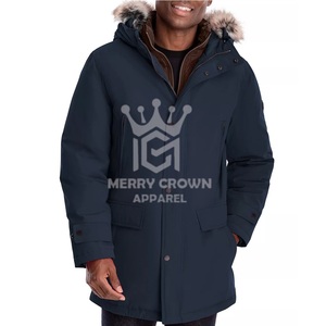 Wholesale Men's High Quality Winter <b>Parka</b> <b>Jacket</b> <b>Waterproof</b> Windproof Hooded Outerwear with Front Logo Customizable Colors - Product Image 3