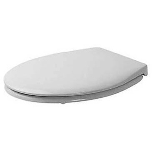 Tapa de Inodoro Blanca DURAPLUS BAMBI Sin Mecanismo de Cierre Suave para DURAVIT - Product Image 1