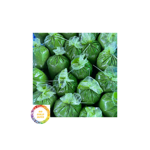 Hojas de yuca congeladas limpias y frescas, estantería estable envasadas al vacío, adecuadas para uso doméstico, restaurantes o cocinas industriales - Product Image 1