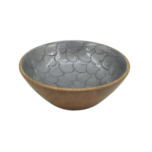 Trendy Design Wooden Round Shape Fruit <b>Bowl</b> With Base Natural Finished for Tabletop Home & Hotels Food & Salad <b>Bowl</b> - Product Image 6
