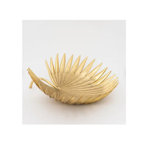 Bol à fleurs rond moderne du milieu du siècle personnalisable en laiton et finition noire, vaisselle décorative en métal poli - Product Image 4