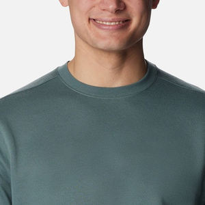 Sweat-shirt pour homme avec logo personnalisé, prix avantageux pour les acheteurs en gros, manches longues, design uni, col rond, décontracté - Product Image 2