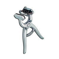 Pince à tatouer standard 3/8 4 chiffres, à dégagement rapide, en aluminium moulé sous pression, équipement vétérinaire, pince à tatouer pour animaux de compagnie