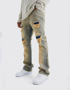 Latest Style Top Selling Lightweight <b>Men</b> Baggy <b>Jeans</b> Pakistan Made Cargo <b>Jeans</b> Pants for <b>Men</b> Quick Dry New Design <b>Men</b> <b>Jeans</b> - Product Image 1