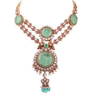 Royal Sheesh Mahal Five Row Statement Earrings <b>Set</b> in Gajaah 925 Sterling Silver Luxury Handcrafted <b>Jewellery</b> for Women - Product Image 2