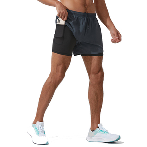 Pantalones cortos deportivos ligeros de verano de estilo callejero para hombre, pantalones cortos con cordón ecológicos de talla grande con bolsillo para entrenamiento - Product Image 5