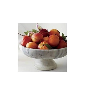 Tendance Design Blanc Marbre Forme Ronde Fruits Et Salade Pâtes Bol Qualité Premium meilleur design Avec bas prix - Product Image 1