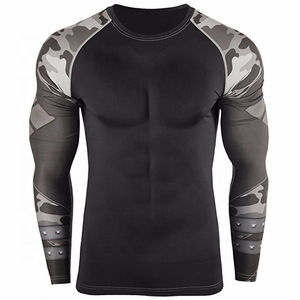 Rashguard de Alta Calidad al por Mayor, Manga Corta, MMA BJJ, Ropa Personalizada con Estampado, Conjunto para Hombre, 200GSM, Spandex/Poliéster - Product Image 3