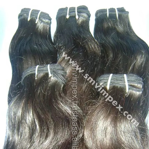 ผมต่อจากอินเดียผมมนุษย์ทอแบบลอนธรรมชาติผมตรงนุ่มสลวย - Product Image 1