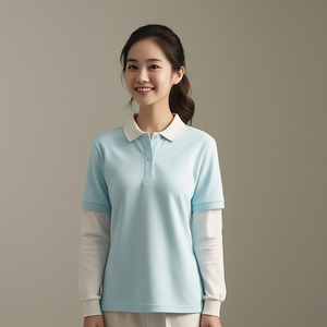 100% coton Polyester Polo femmes vêtements de sport manches détachables Golf Polo Slim Fit respirant Polo femmes - Product Image 6