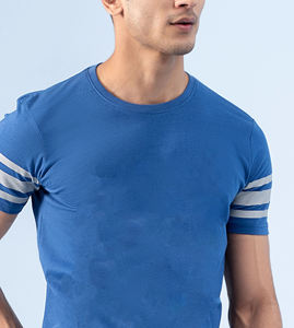 Camiseta de Algodón 100% de Alta Calidad al por Mayor OEM, Corte Regular, Diseño de Hombros Caídos, Lisa, Ecológica, Transpirable y Personalizable - Product Image 4