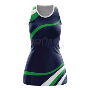 Niñas 100% Poliéster Sublimación completa Netball Jersey Impreso Uniforme - Product Image 4