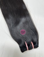 Extensions de cheveux humains vierges brésiliens non traités, mèches lisses naturelles, cheveux bruts de temple, 100% purs Remy, Arrow Exim Machine
