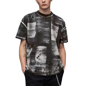 Camisetas teñidas de alta calidad fabricadas en Pakistán para hombre, camisetas teñidas con estampado completo superventas al por mayor para hombre - Product Image 5