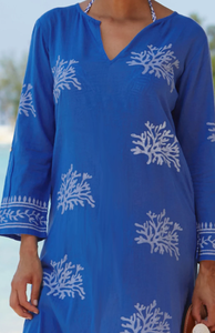 ชุดเดรสชายหาดแขนยาวของผู้หญิงชุดเดรสลำลองตัดข้าง - Product Image 3