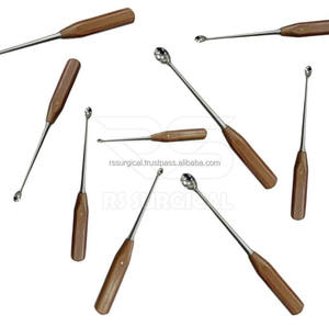 Juego de curetas cervicales de hueso Manual de acero inoxidable 2,5mm 3,5mm 4mm instrumentos quirúrgicos periodontales - Product Image 6