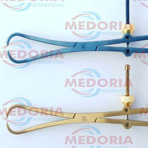 Fórceps de reducción ósea Medoria International de primera calidad, tornillo de fijación, juego de instrumentos ortopédicos, 2 uds., modelo Clase 1 año - Product Image 2
